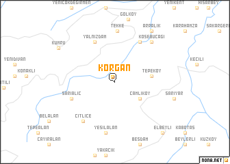 map of Korgan