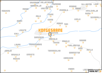 map of Kõrgesaare