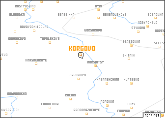 map of Korgovo