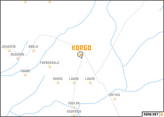 map of Korgo