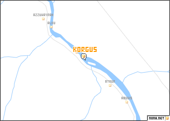 map of Korgus