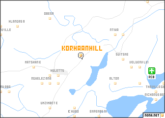 map of Korhaan Hill