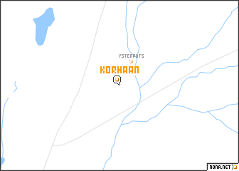 map of Korhaan