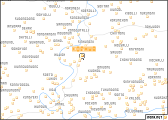 map of Korhwa