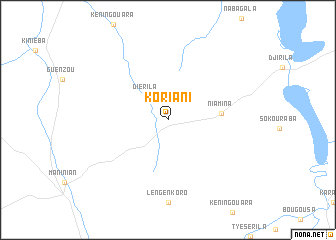 map of Koriani