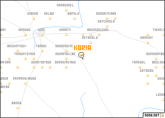 map of Koria