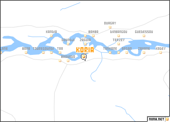map of Koria