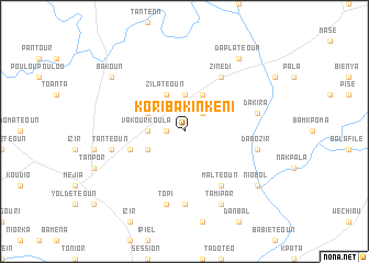 map of Koriba Kinkéni