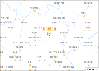map of Koriba