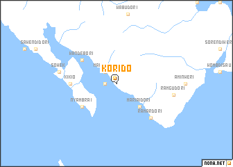 map of Korido