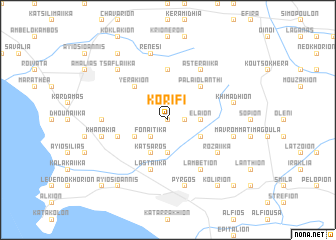 map of Korifí