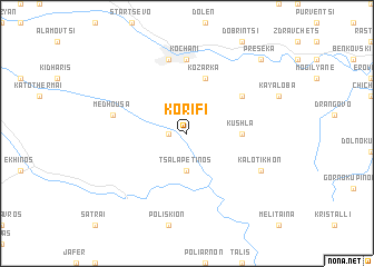 map of Korifí