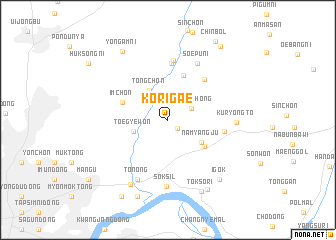 map of Korigae