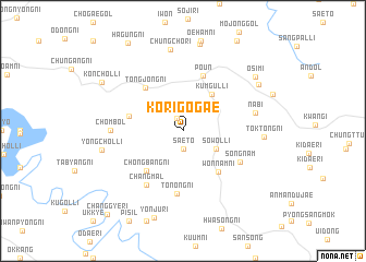 map of Kŏrigogae