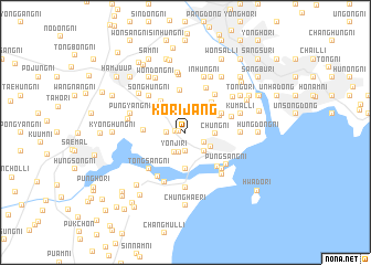 map of Korijang