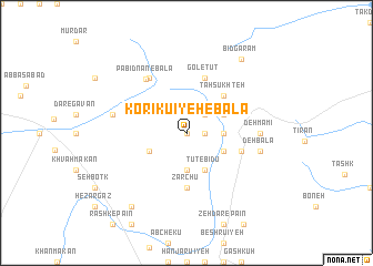 map of Korīkū\