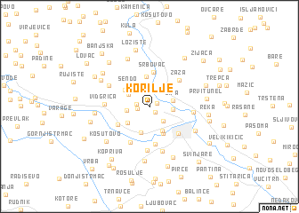 map of Korilje