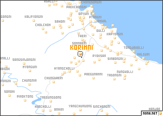 map of Korim-ni