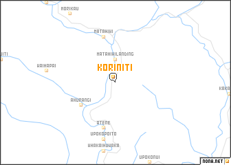 map of Koriniti
