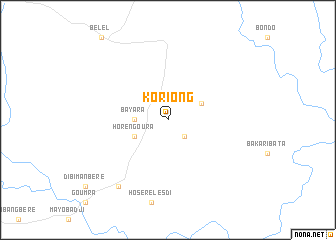 map of Koriong