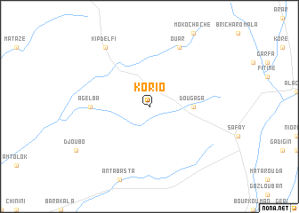 map of Korio