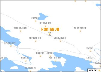 map of Koriseva