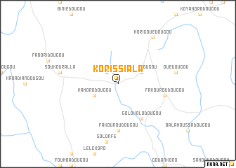 map of Korissiala