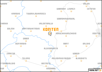 map of Koriten