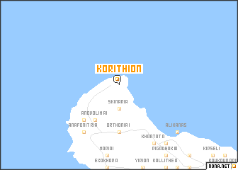 map of Koríthion