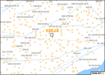 map of Korja