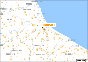 map of Korjehposht