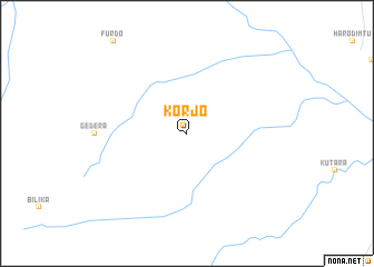 map of Korjo