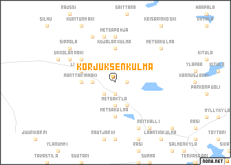 map of Korjuksenkulma