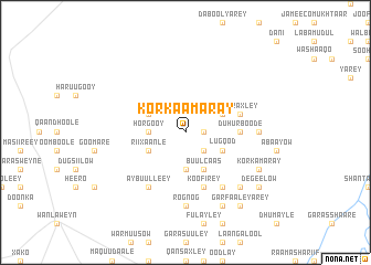 map of Korkaamaray