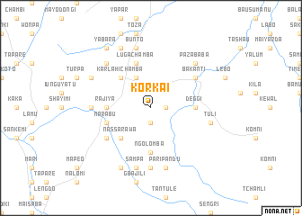 map of Korkai