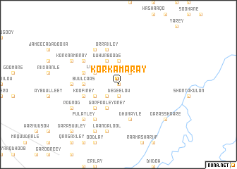 map of Korka Maray