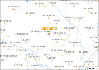 map of Korkina