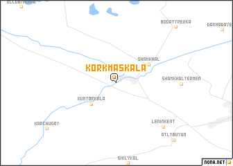 map of Korkmaskala