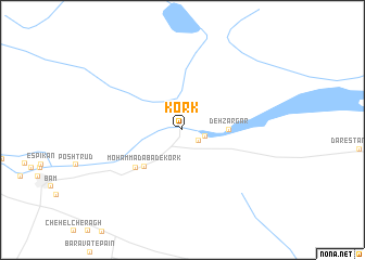 map of Kork