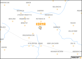 map of Korma