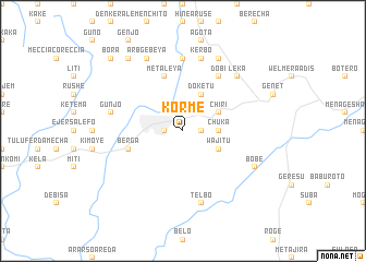map of Kormē