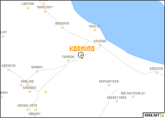 map of Kormino