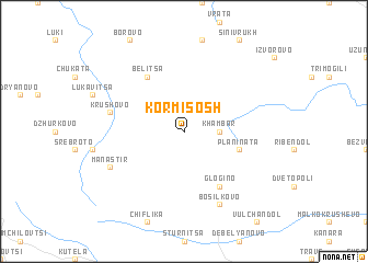 map of Kormisosh