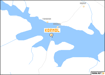 map of Kormol