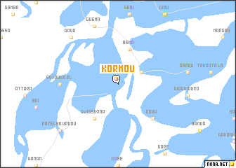 map of Kormou