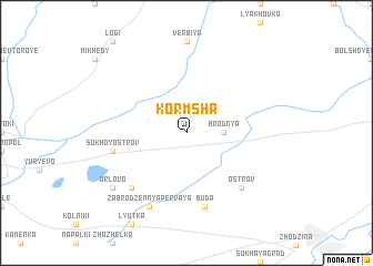 map of Kormsha