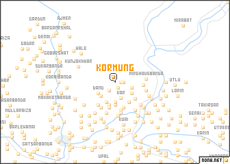 map of Kormung