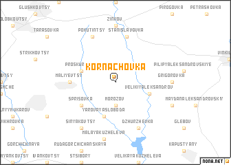 map of Kornachovka