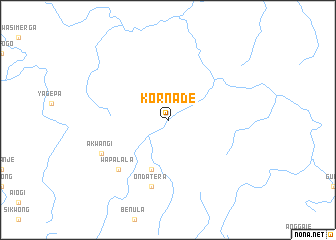 map of Kornade