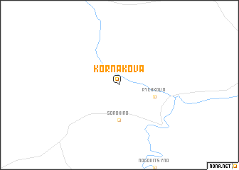 map of Kornakova
